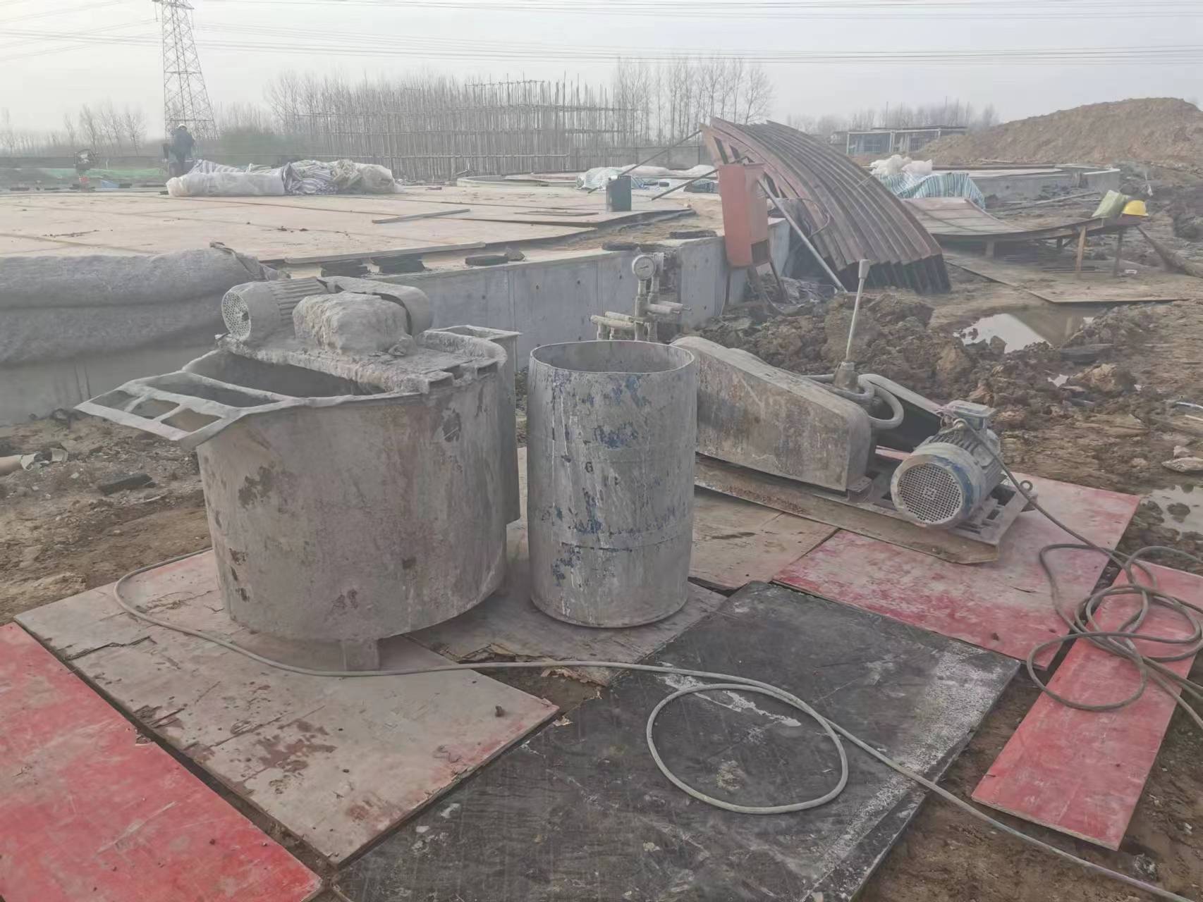 彭市镇回填土注浆